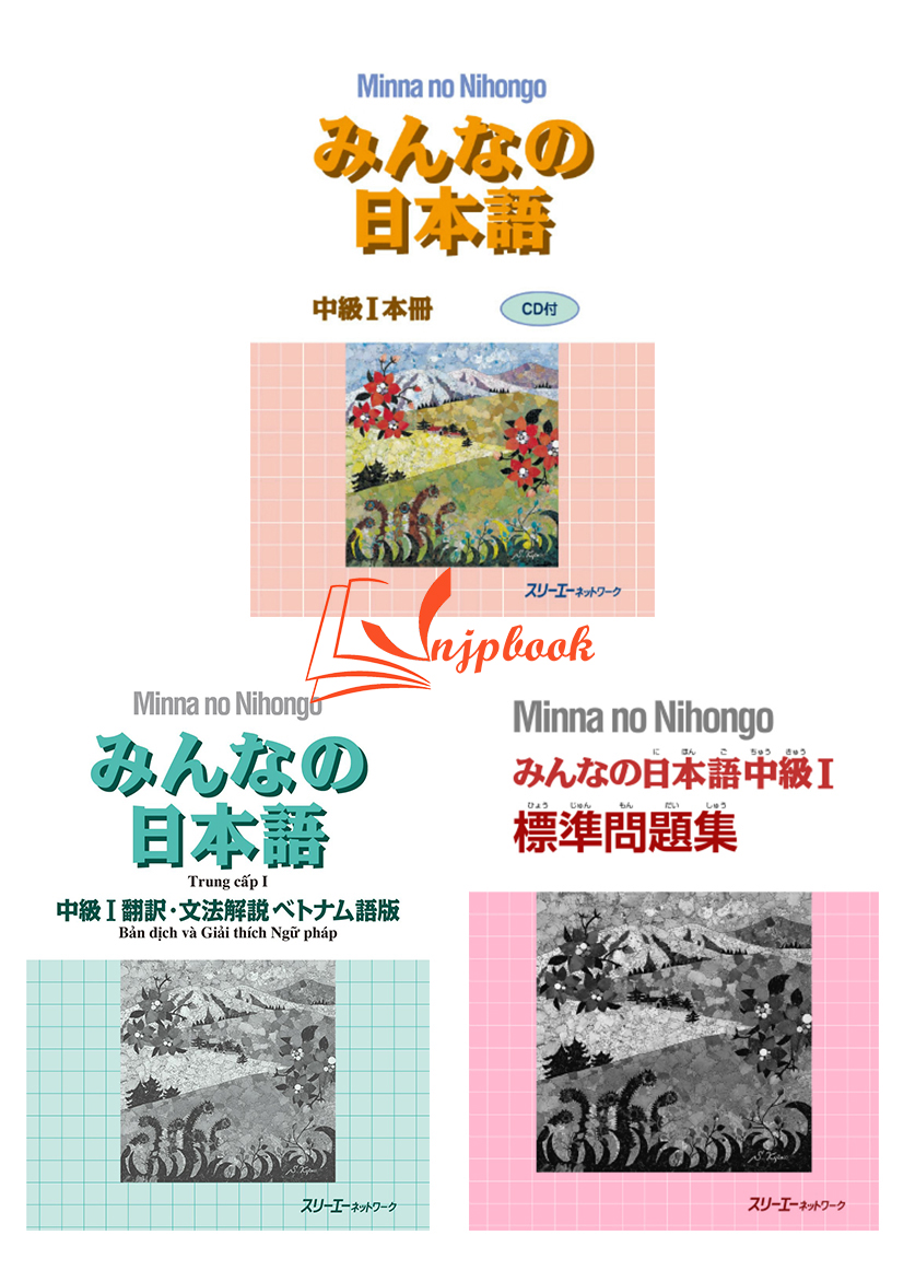 Minna no Nihongo Trung Cấp 1 – Bộ 3 cuốn (Kèm CD)