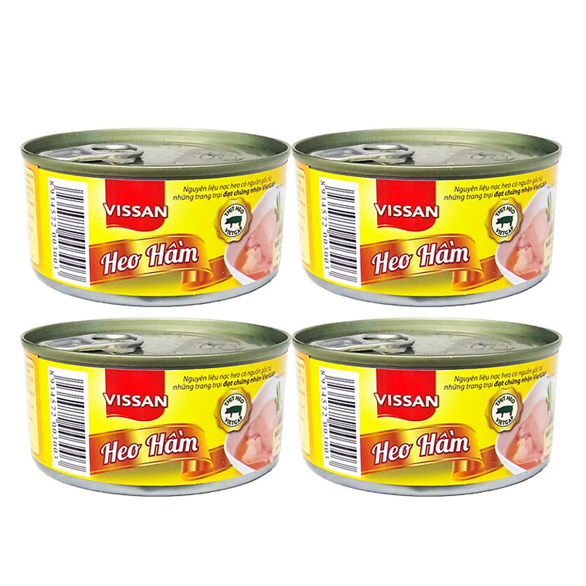 [TPHCM]Combo 4 hộp Heo Hầm Vissan 150g date mới 2026