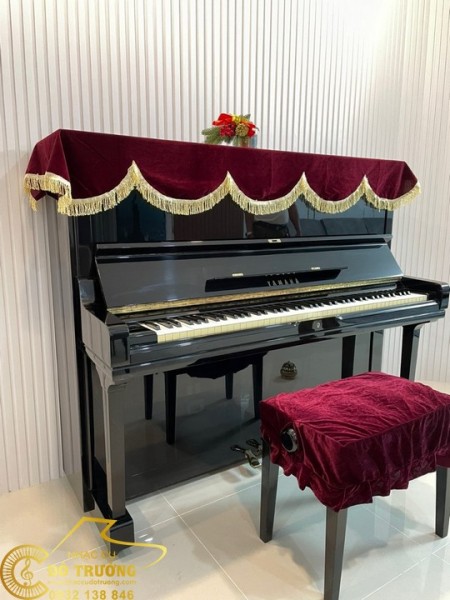 Khăn Phủ Đàn Piano Cơ Piano điện kèm ghế đàn