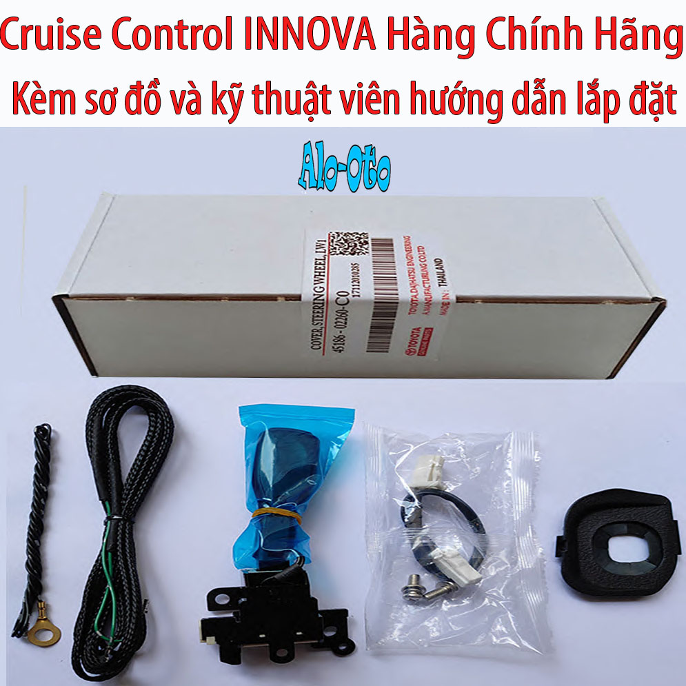 Cruise control innova Hệ thống kiểm soát hành trình ,Ga tự động theo xe Hàng chính hãng lắp được cho số sàn và sô tự động bảo hành 2 năm