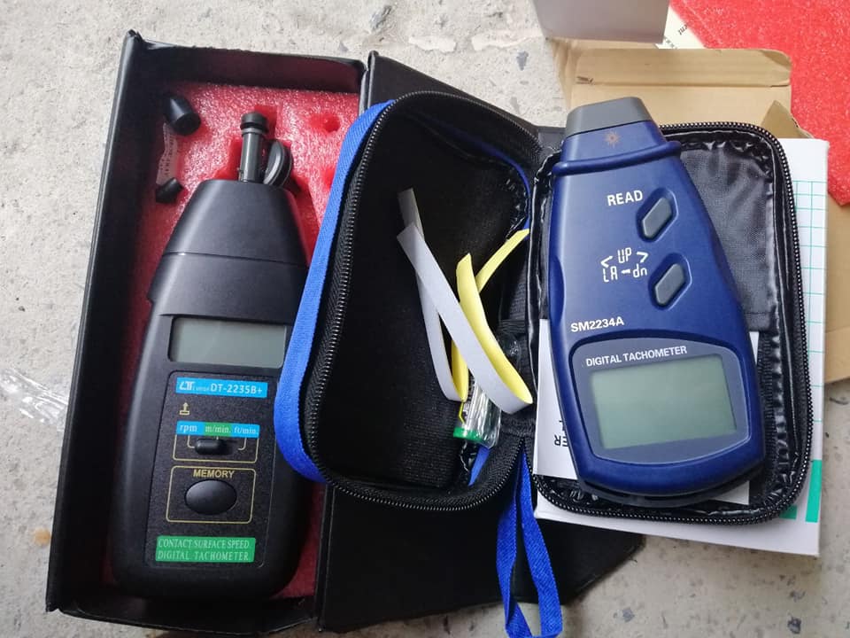 Máy đo tốc độ vòng quay (đo tiếp xúc và đo lazer)