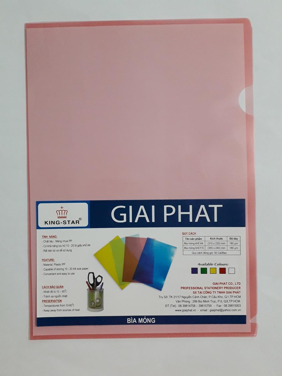 Combo 10 Cái Bìa Lá Màu  Khổ A4