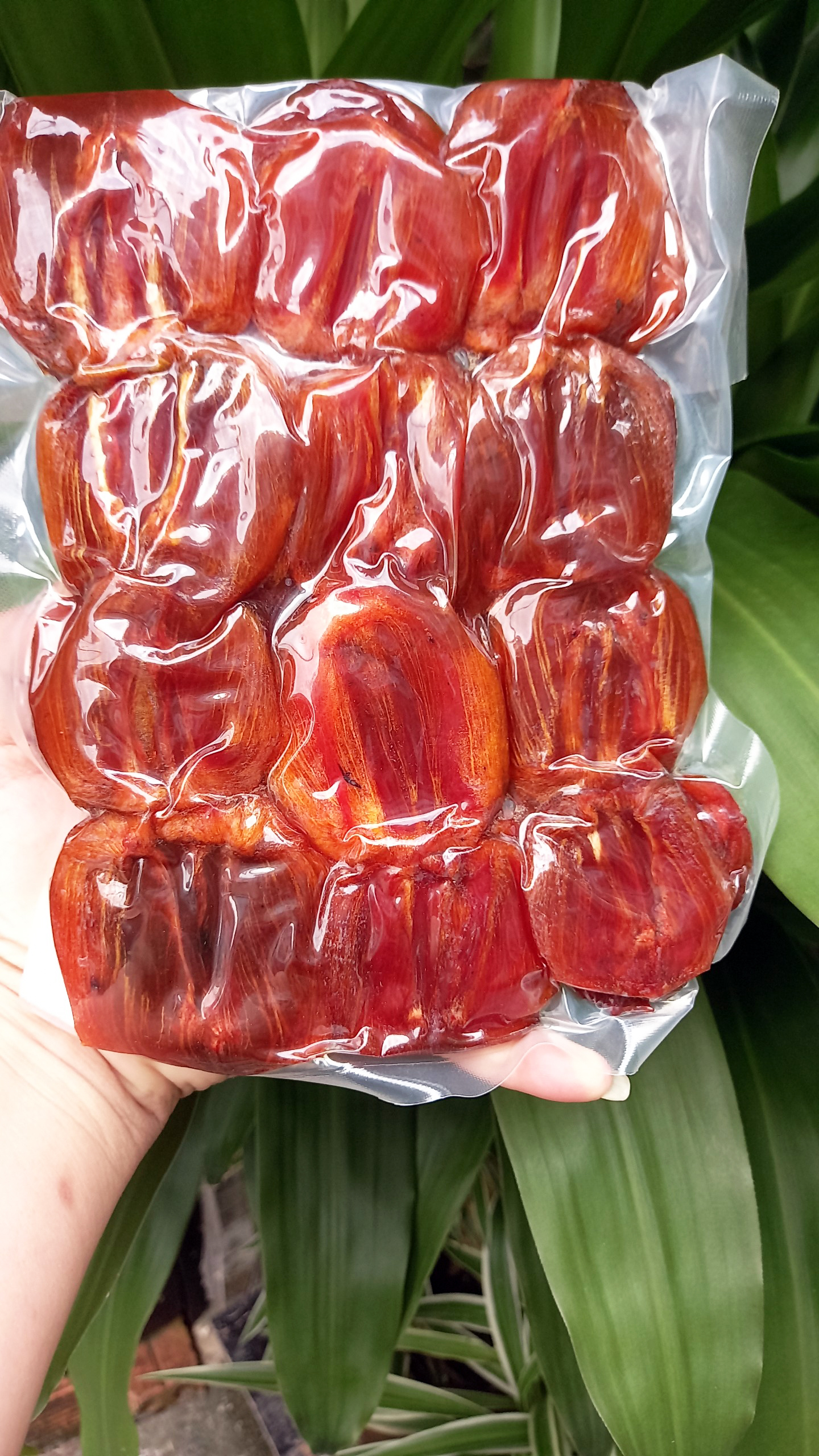 Gói 500gr Hồng trứng chẻ sấy dẻo nguyên chất - Food by Mama
