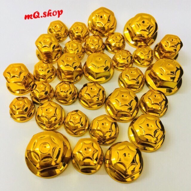 Chụp ốc trang trí xe máy 2018 (1 bộ 30 con)