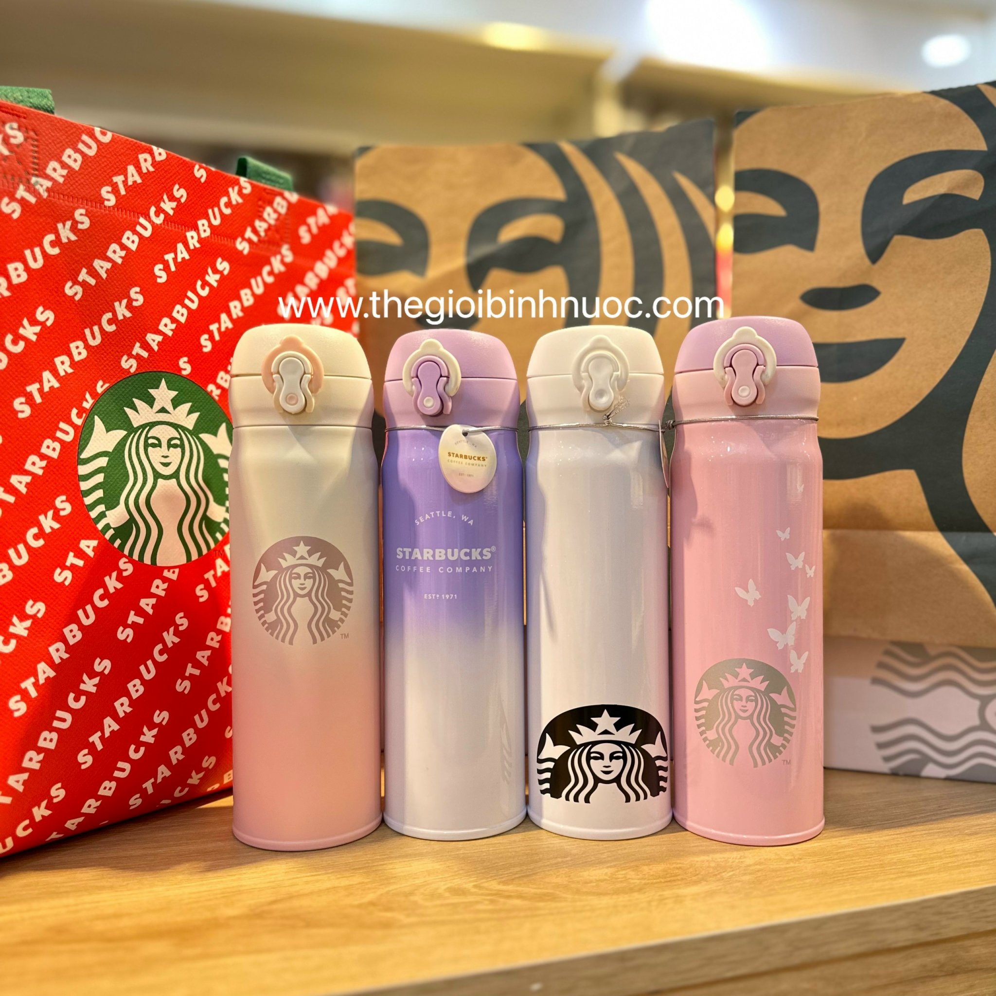 [HCM]Starbucks Thermos Stainless Steel Bottle B397