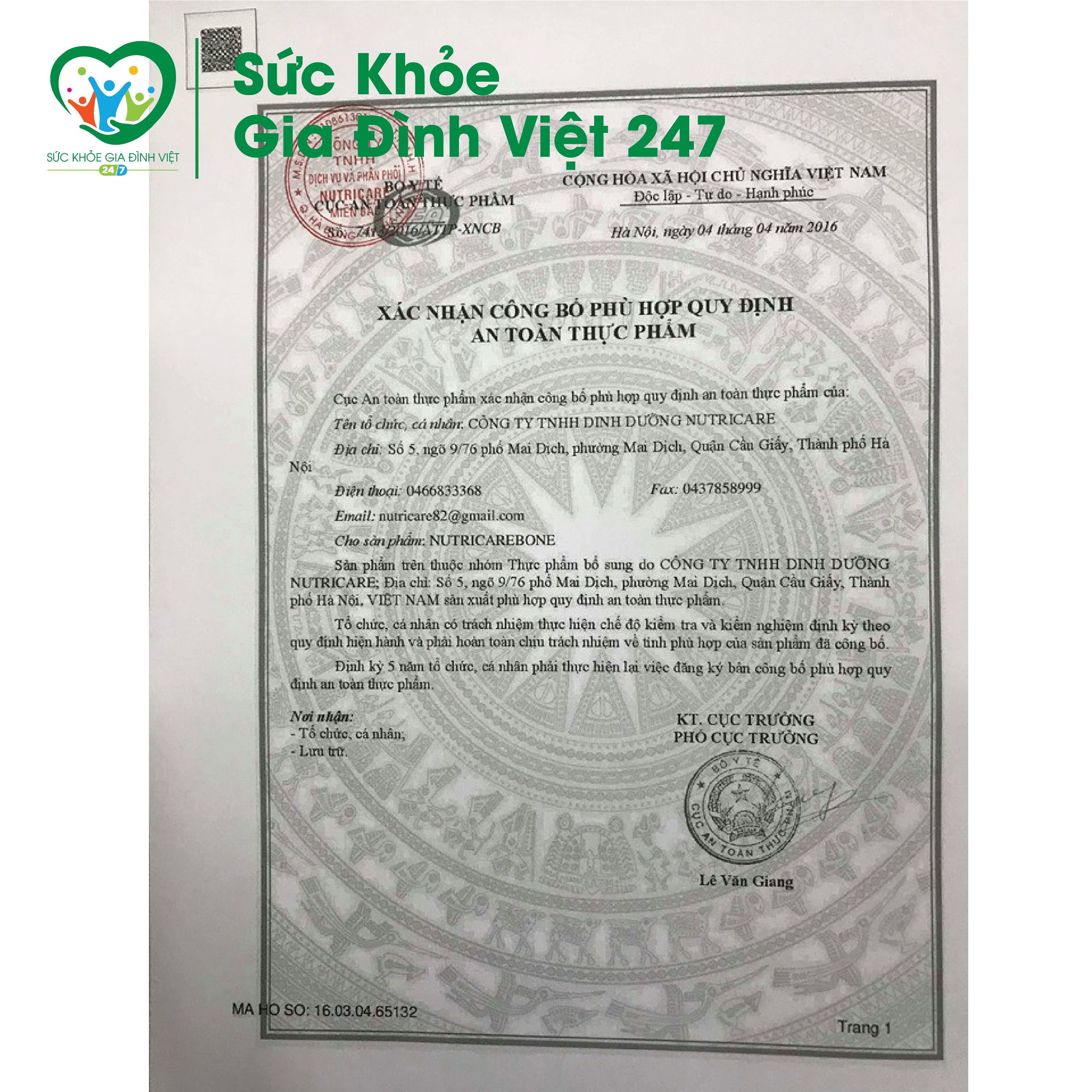 Sữa bột Nutricare Fine Cho Bệnh Nhân Ung Thư 900G