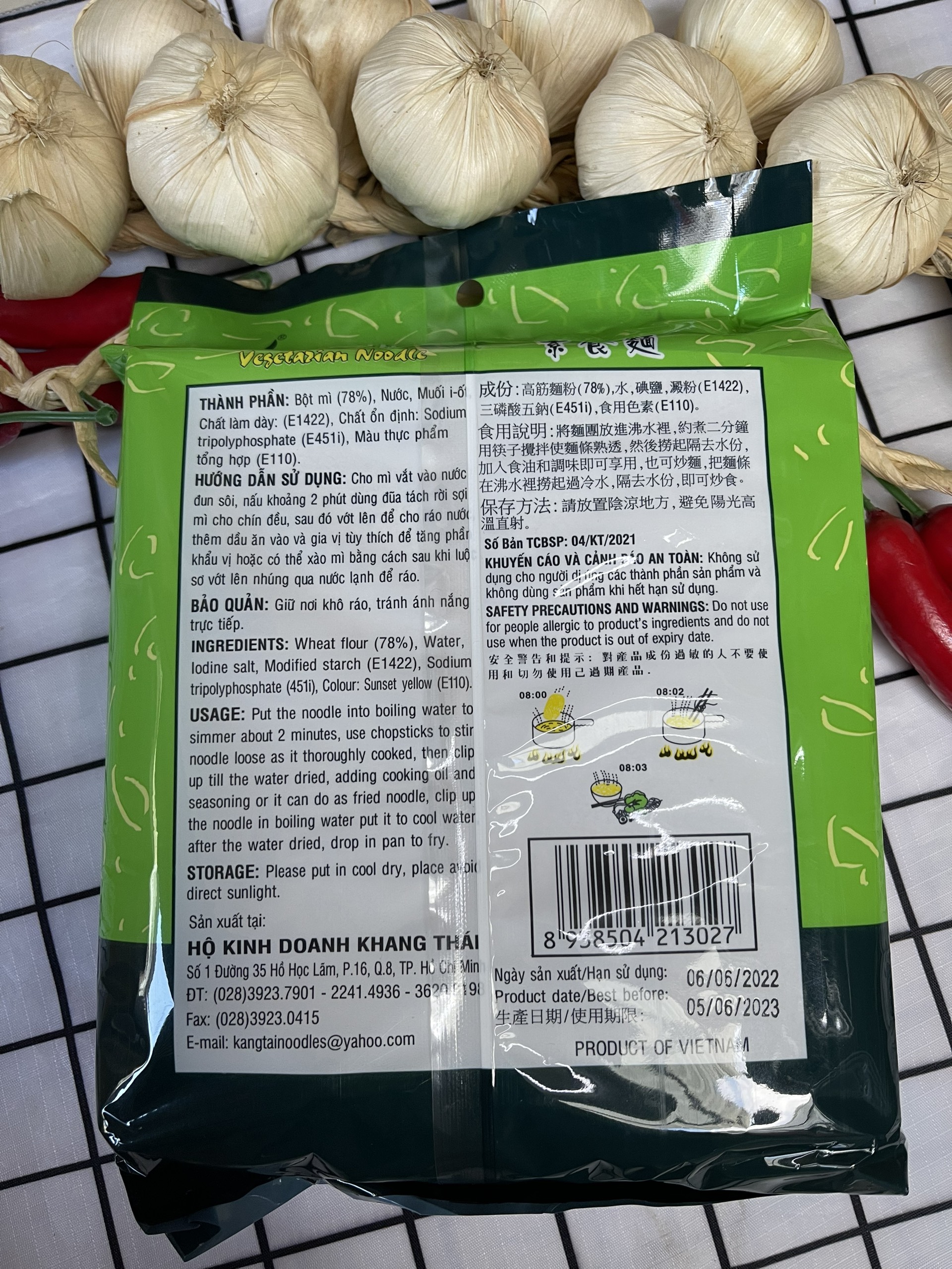MÌ CHAY KHANG THÁI 500GRAM