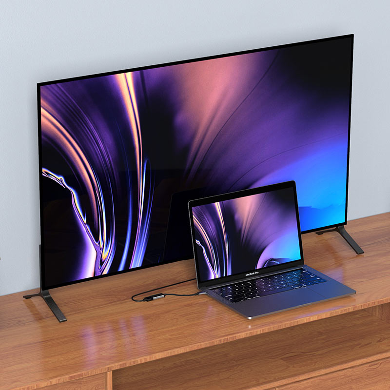 Bộ chuyển đổi Hoco HB21 đầu Type-C sang HDMI dài 15cm