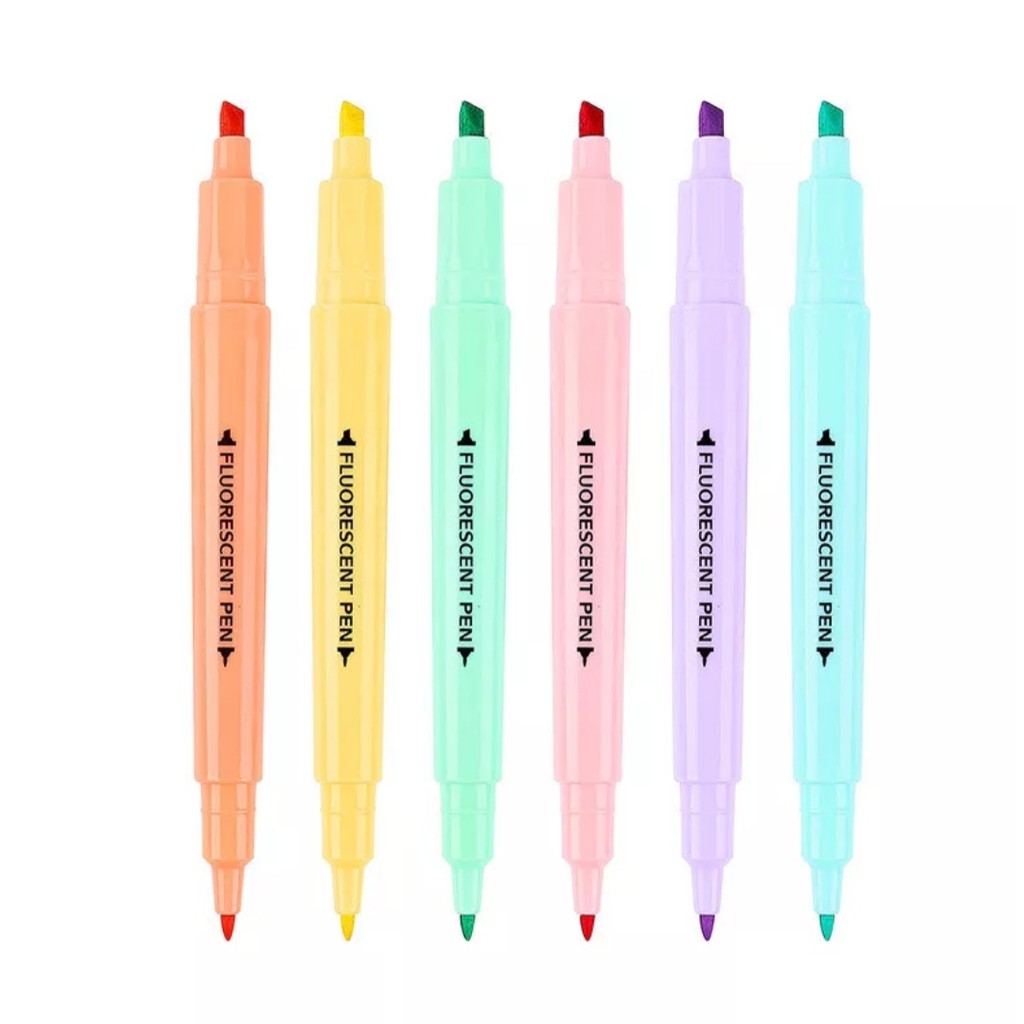 [HCM]Bút Dạ Quang Pastel New Fluorescent 6 Màu No.818 (1 cây)