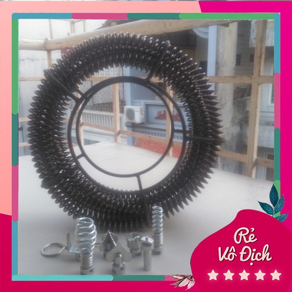 Dây thông cống lò xo Phi 16 dài 15m dùng máy khoan💰FREESHIP💰