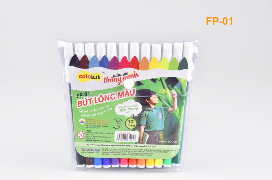 BÚT LÔNG MÀU FP-01 thiên long