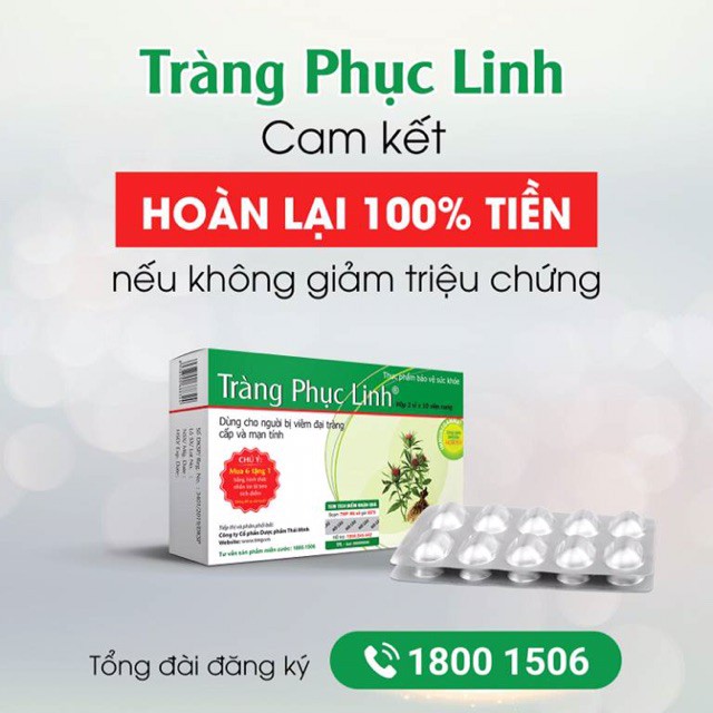 TRÀNG PHỤC LINH [HỘP 20 - 80 VIÊN] - GIẢI PHÁP CHO BỆNH ĐẠI TRÀNG