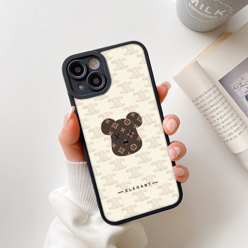 Ốp Lưng IPhone BEAR Cạnh Vuông Bảo Vệ Camera [bear]