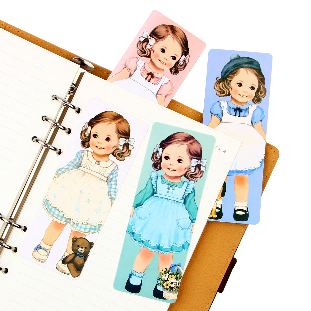 [HCM]Bộ 30 Bookmark - Little Girls (5.5 x 14.5cm)