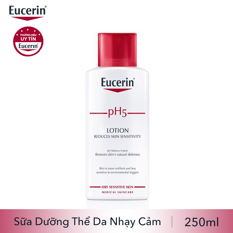 Eucerin sữa dưỡng thể dành cho da nhạy cảm ph5 lotion 250ml