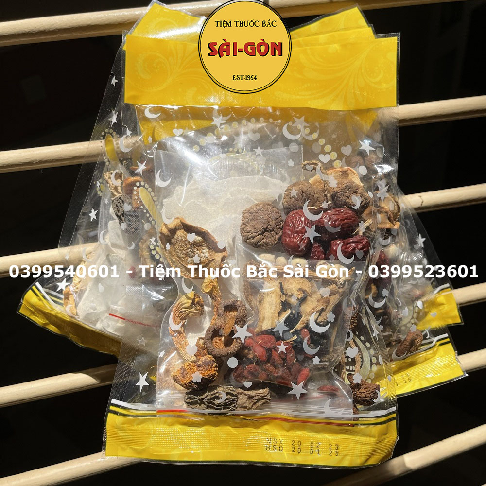 Sâm Hầm Nấm Quý - Gói 150gram gồm 18 vị (Nấm tần gà, chim, heo, lẩu nấm thơm ngon, bổ dưỡng)