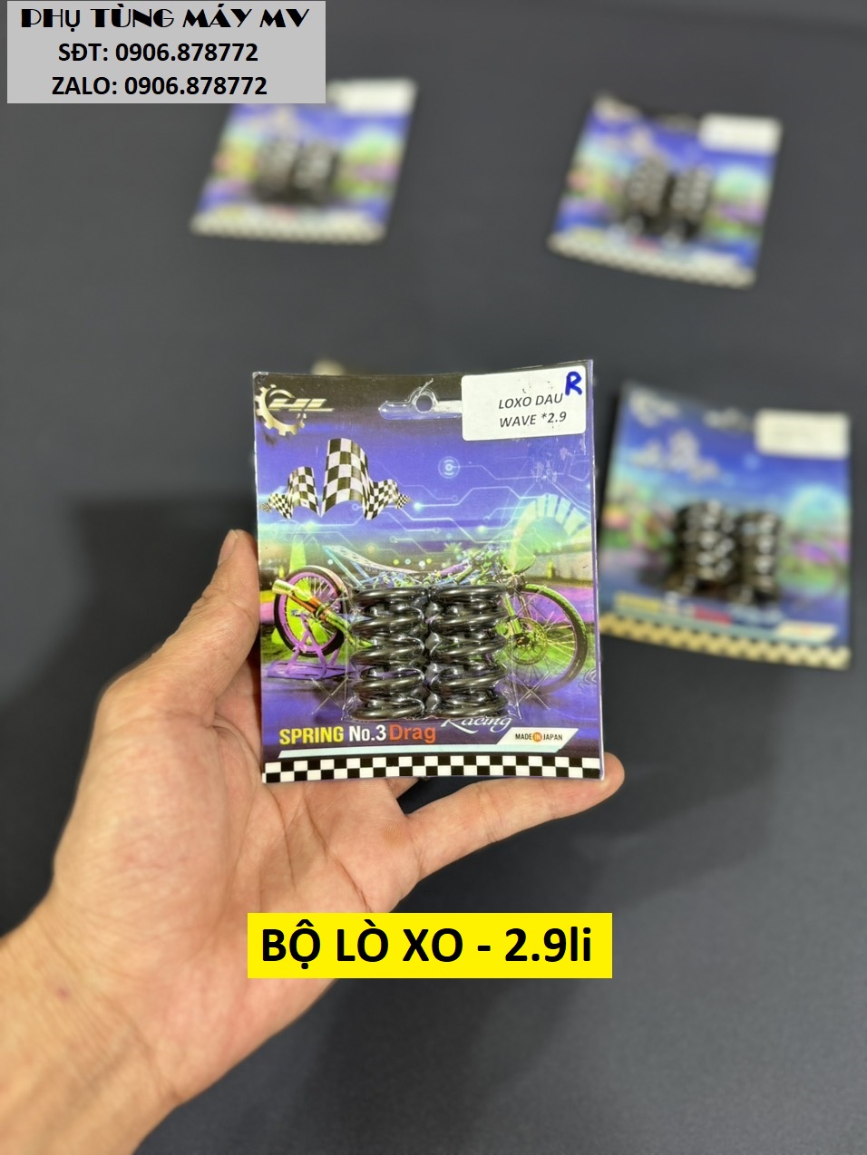 Lò xo đầu CKHL đủ mẫu dành cho xe Dream Wave
