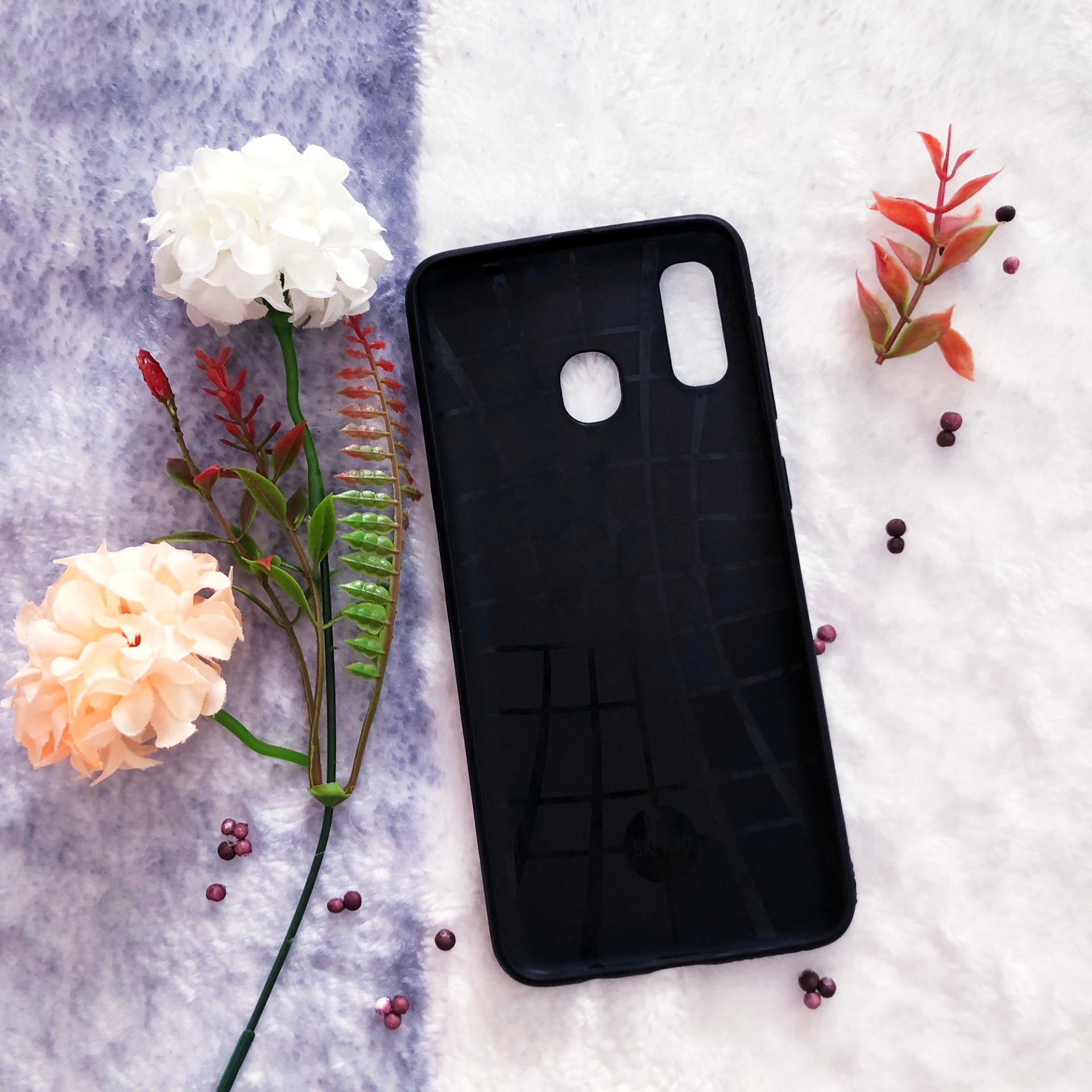 [Nhiều Mẫu] Ốp lưng dẻo Samsung A30 (Thân đen - in hình siêu cute)