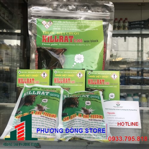 Thuốc diệt chuột dạng cốm hiệu quả Killrat - gói 40g