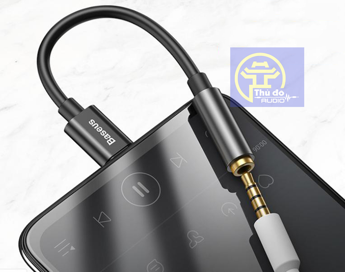 Cổng Chuyển Đổi Type C sang 3.5 Chinh Hãng Baseus L54