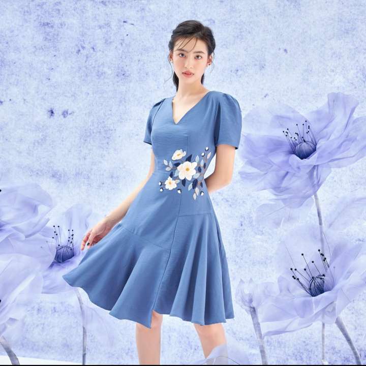 OLV – Đầm Aoki Embro Dress – OLV ,SKU : 1662876031_VNAMZ-7353408336 >>>🇻🇳 Top1Vietnam 🛒>>> lazada.vn 🇻🇳🇻🇳🇻🇳🛒🛍🛒
