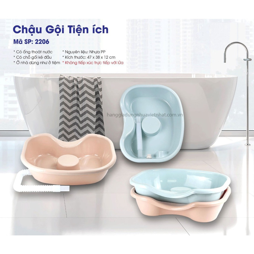 Chậu gội đầu việt nhật tiện ích