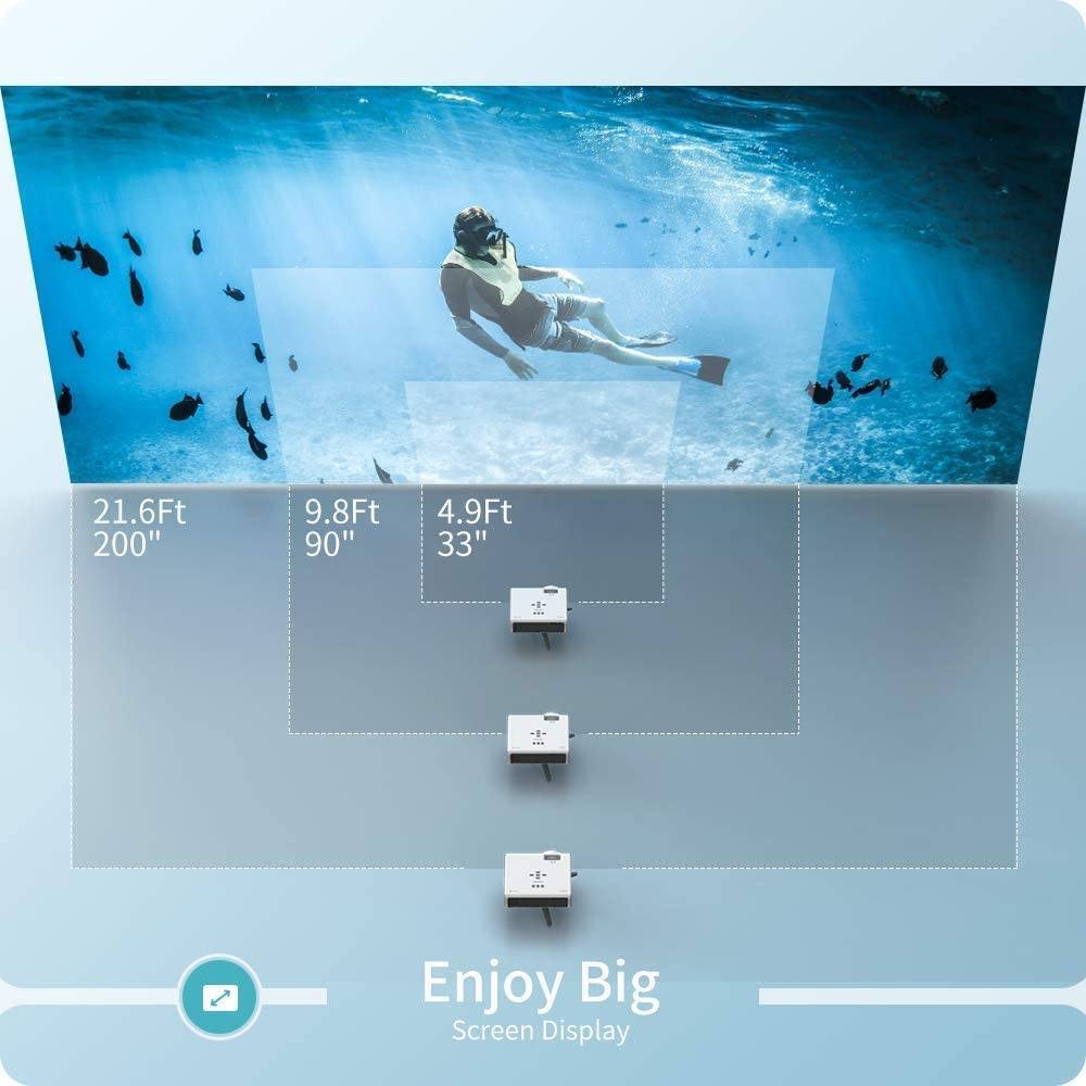[Trả góp 0%][ VOUCHER 200K ] - Máy chiếu mini HD VANKYO Leisure 410W - Hàng chính hãng