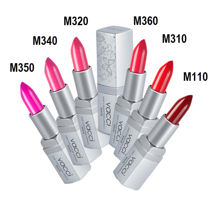 Son lì dưỡng môi cao cấp Vacci Matte Lipstick (son lỗi không chữ)
