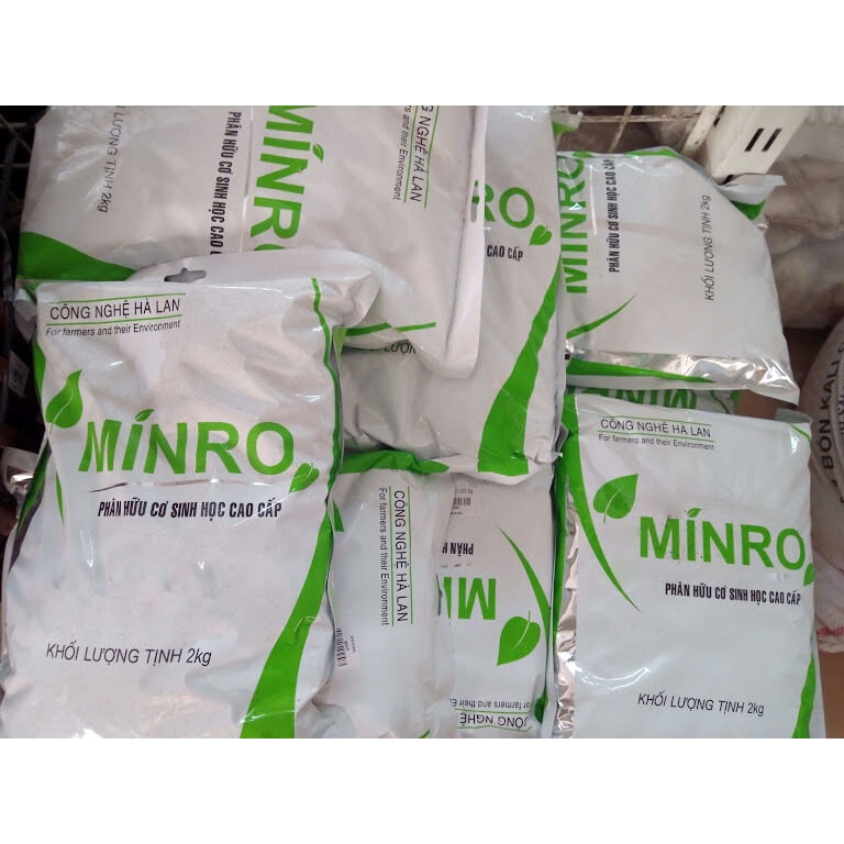 PHÂN BÓN HỮU CƠ SINH HỌC HÀ LAN MINRO 2Kg