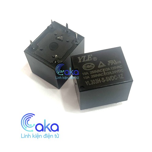 Relay đơn 5v 10a 5 chân yl303h-s-5vdc-1z