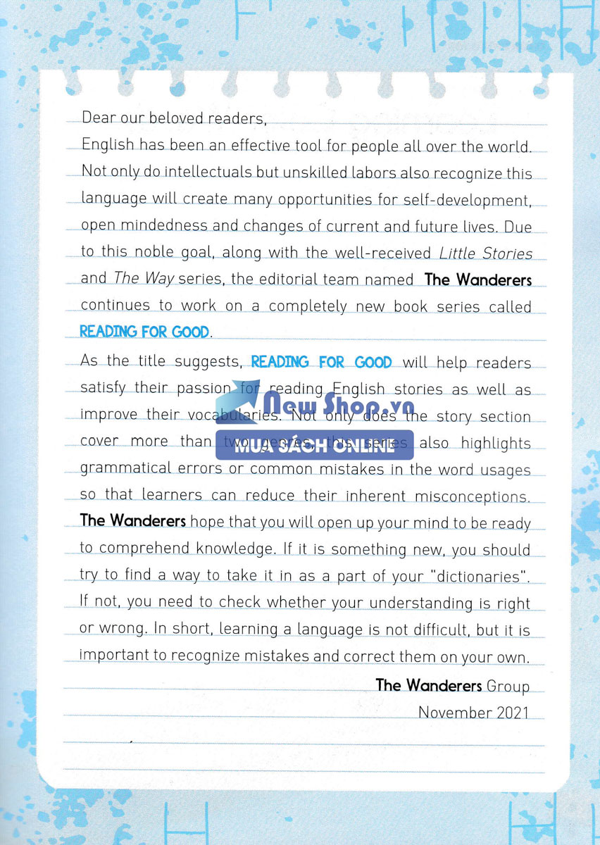Sách - Reading For Good - Expand Your Horizons - Newshop