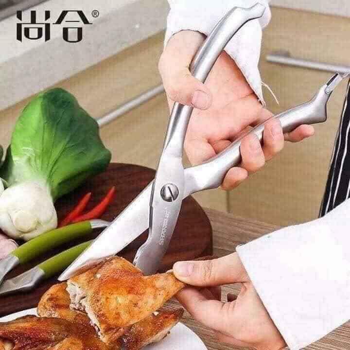 Kéo cắt thịt gà inox cao cấp xuất Nhật