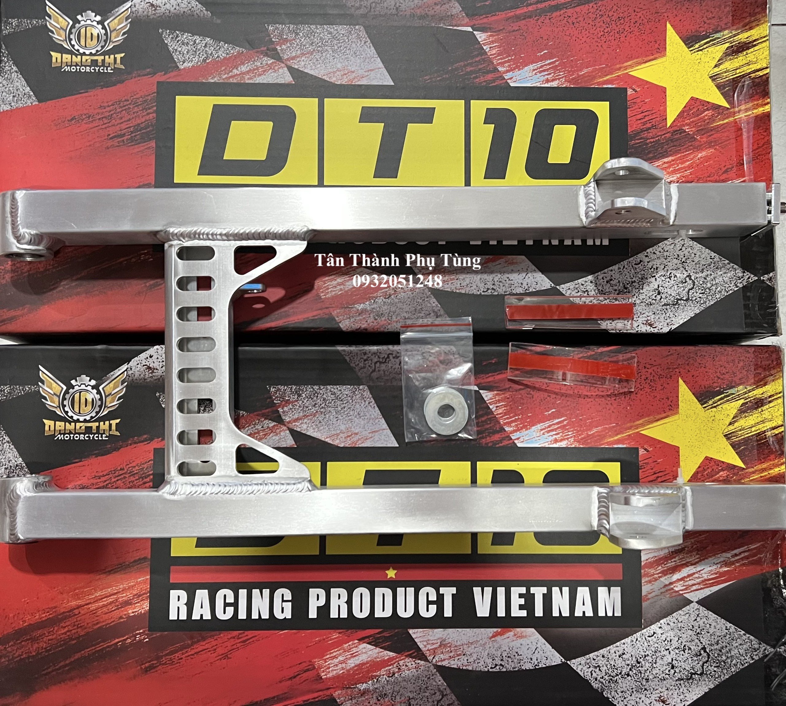 Gấp nhôm DT10 gắn Sirius