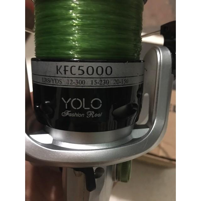 Máy Câu cá YOlo KFC 5000 có dây cước quấn sẵn