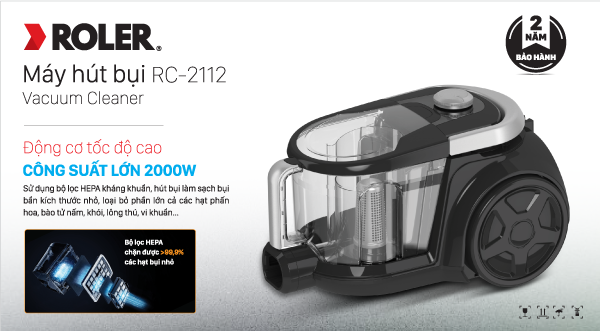 Máy hút bụi Roler RC-2112