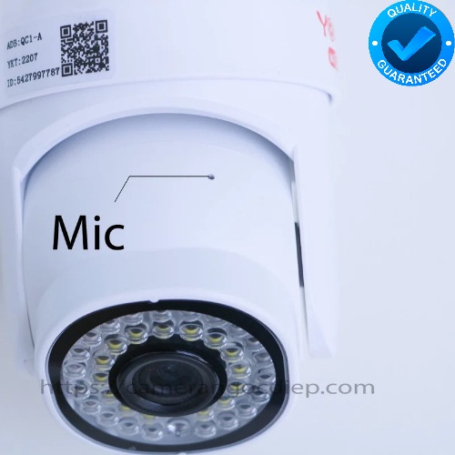 Camera IP Yoosee Ngoài Trời PTZ mini 36LED 5.0Mpx 1080P - chống nước xem đêm có màu - BH 12 tháng Lỗi 1 đổi 1