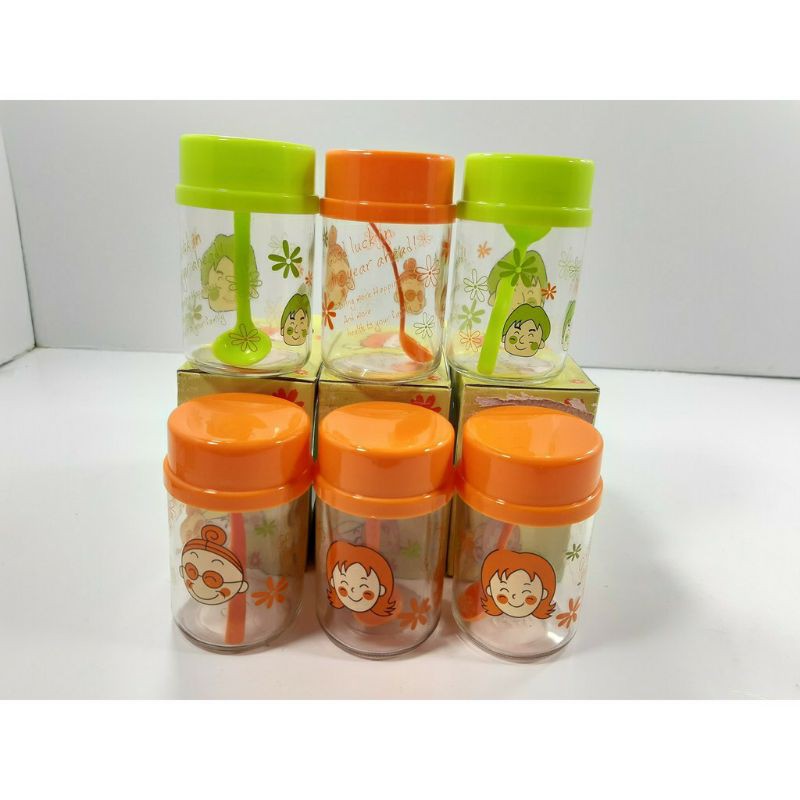 BỘ 2 LỌ THỦY TINH ĐỰNG GIA VỊ