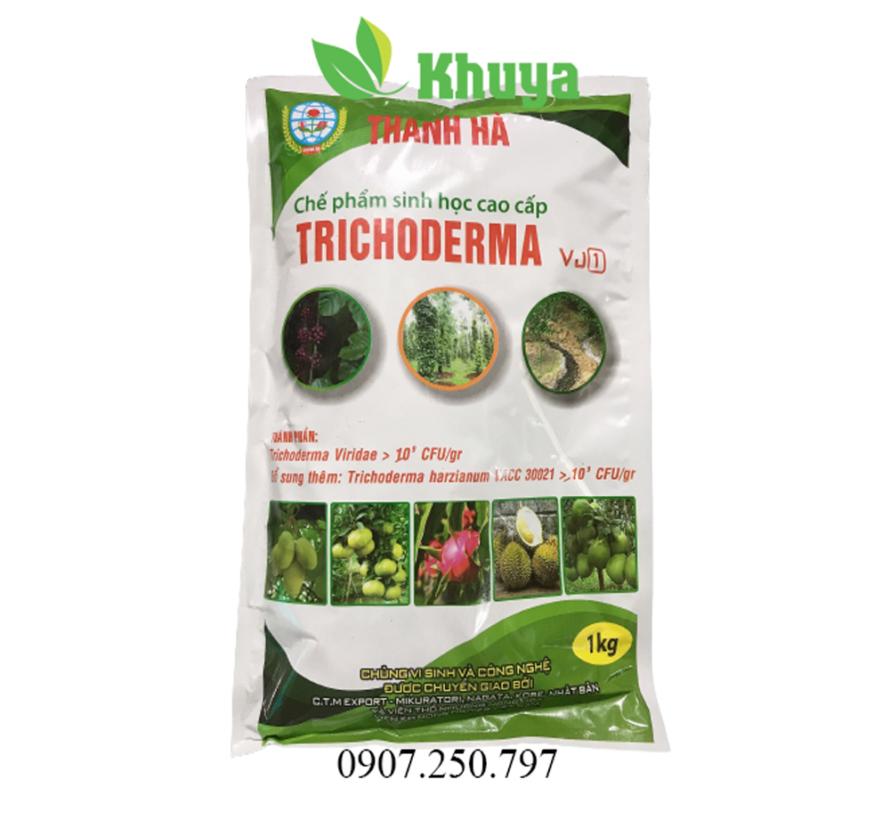 Chế phẩm sinh học TRICHODERMA Thanh Hà 1kg