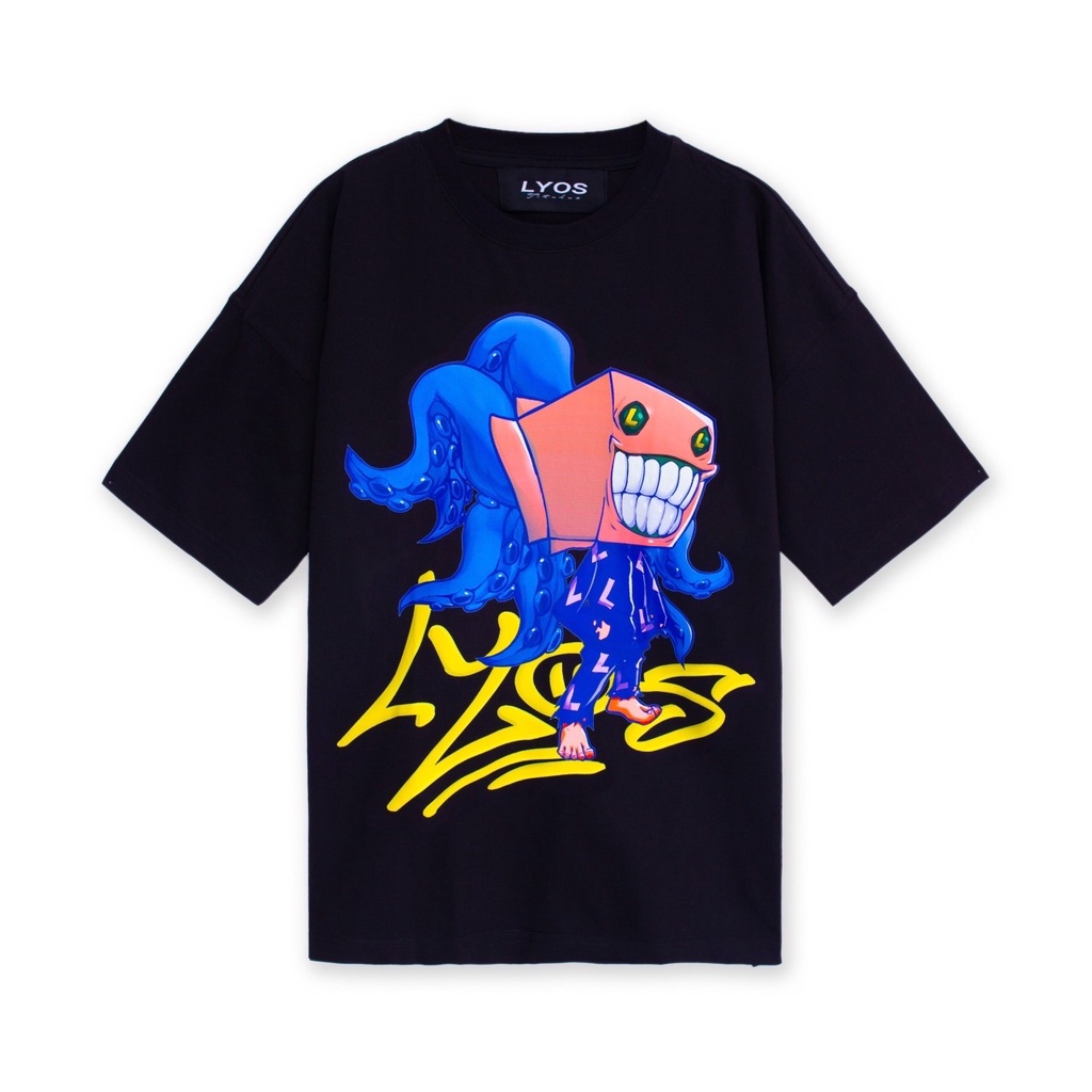 Áo Thun LYOS Truck T-Shirt Đen
