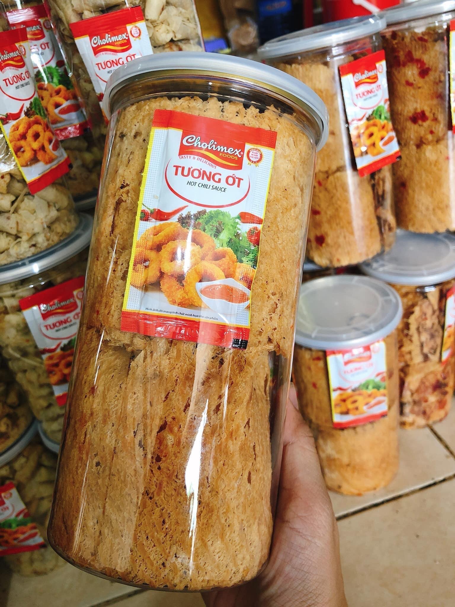 Khô Mực Tẩm Ớt 200gr