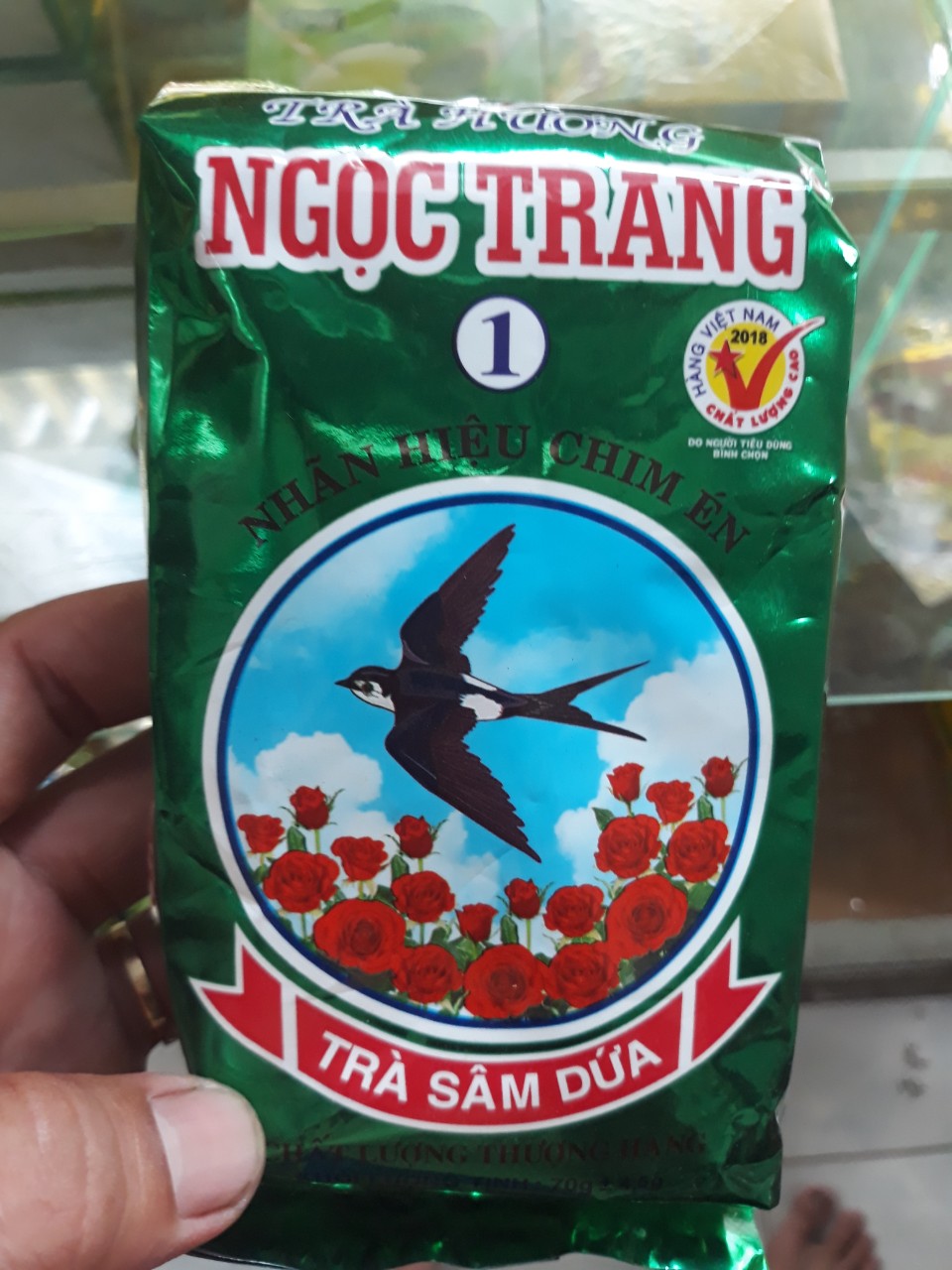 [HCM]Trà Sâm Dứa Ngọc Trang 1 lốc 6 bịch x 70g