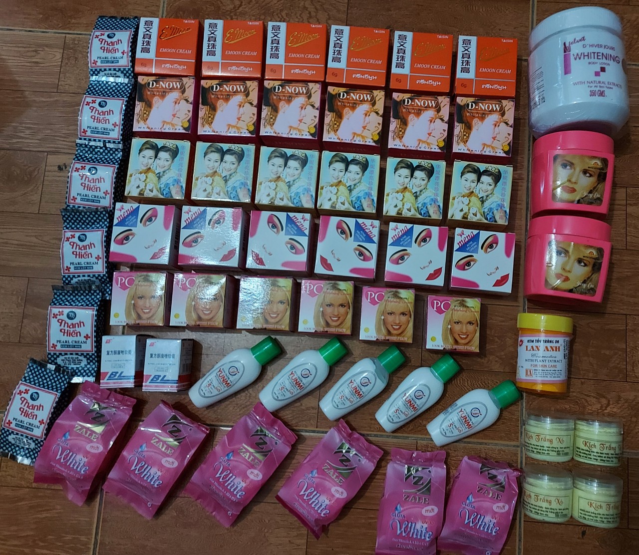 công thức kem trắng mạnh spa chuyên dùng