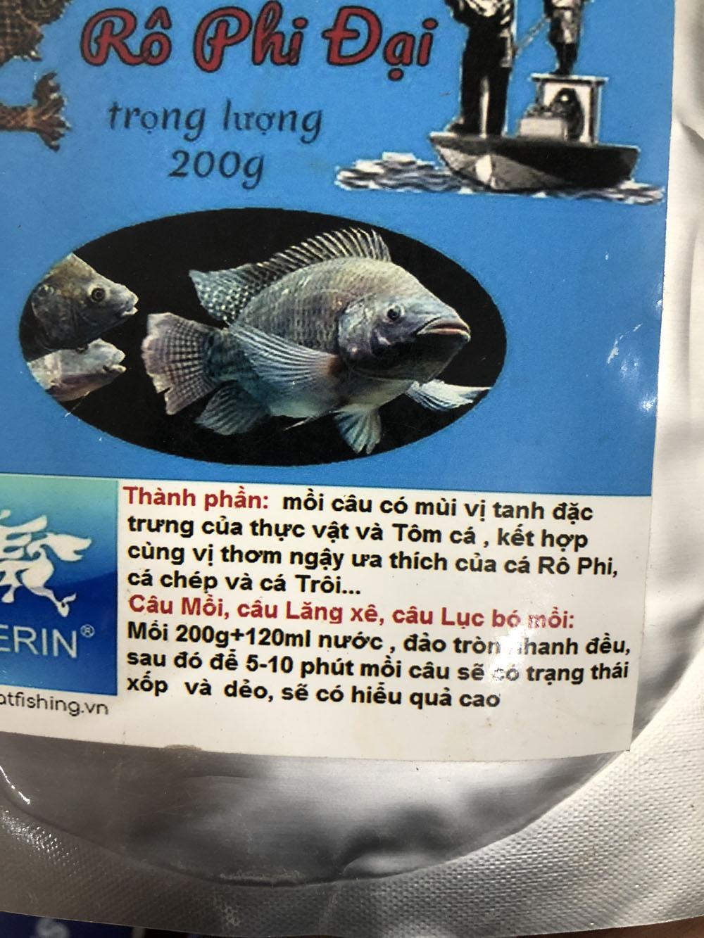 MỒI RÔ PHI ĐẠI-200G - Tường Phát