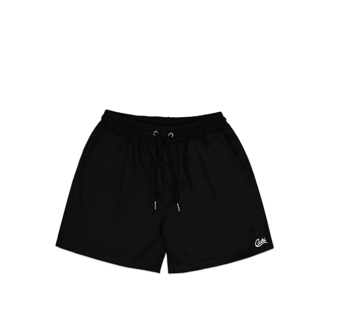 Quần short CaShi nam nữ vải kaki mịn form đẹp, màu đen