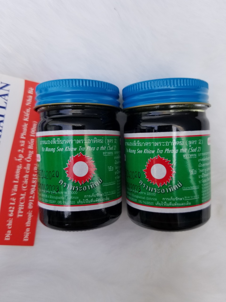 [HCM]Combo 6 chai Dầu cù là đen Thái Lan 60g