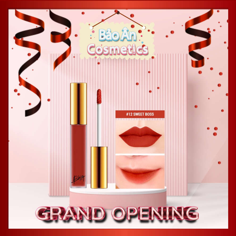 Son kem lì bbia last velvet lip tint #12 - cam cháy