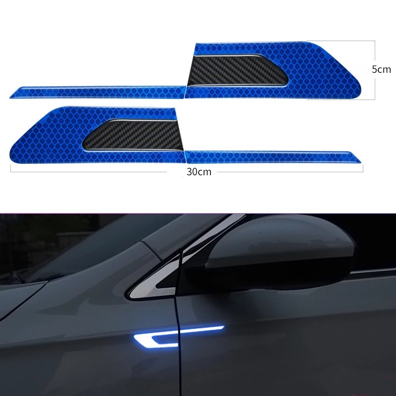 [HCM]Mang cá phản quang dán xe ô tô MC028