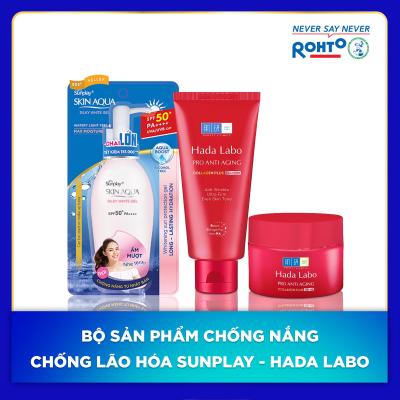 Bộ 3 sản phẩm chống nắng chống lão hóa Sunplay - Hada Labo|ProductId:429