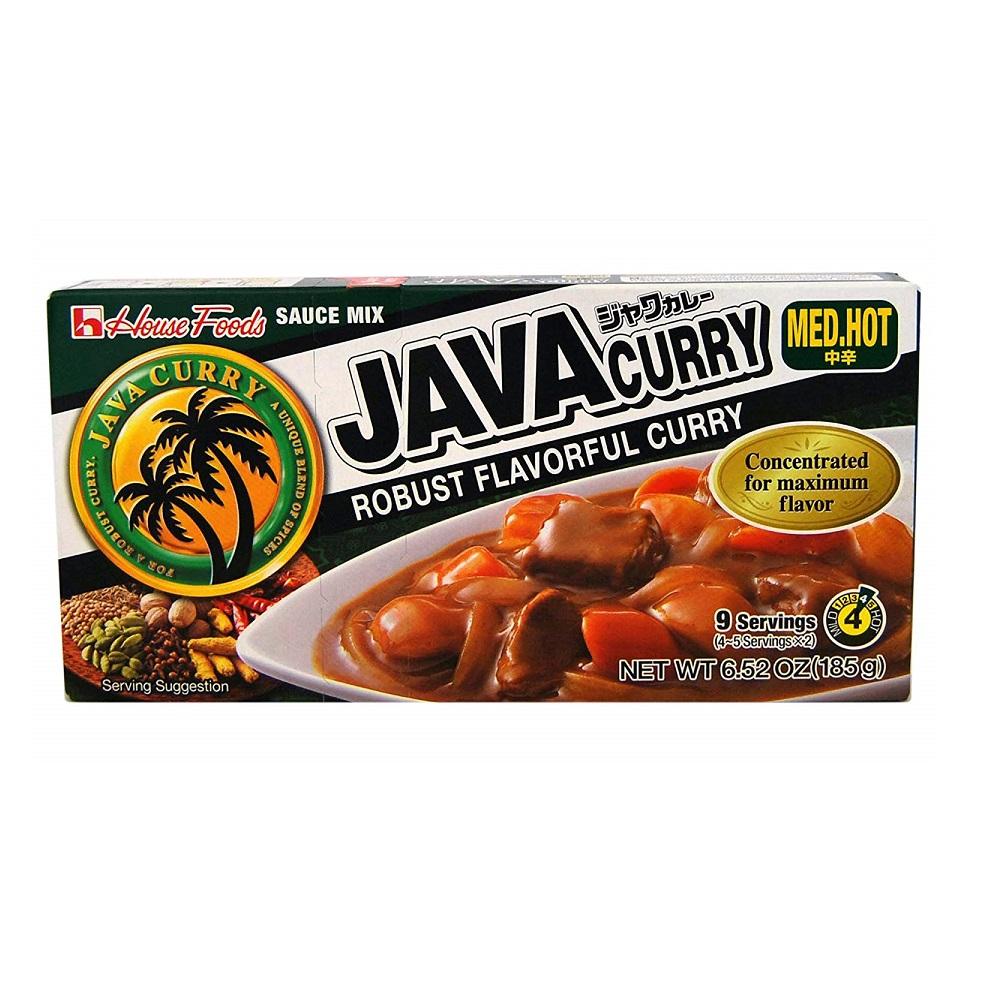 Viên Xốt Cà Ri Cô Đặc Vị Cay Java House Foods 185g