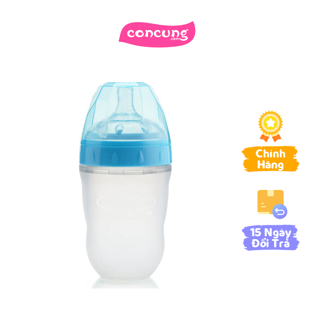Bình silicone kim cương Gluck MMD240